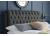 5ft King Size Valentine Charcoal fabric upholstered 2 drawer storage bed frame 4